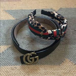 Leopard Knot Headband